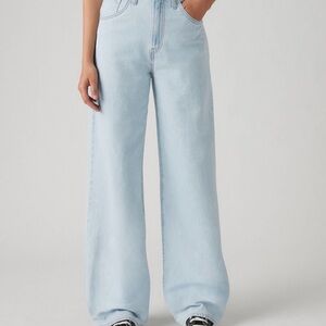 SO Light Blue High-Rise Wide-Leg Jeans